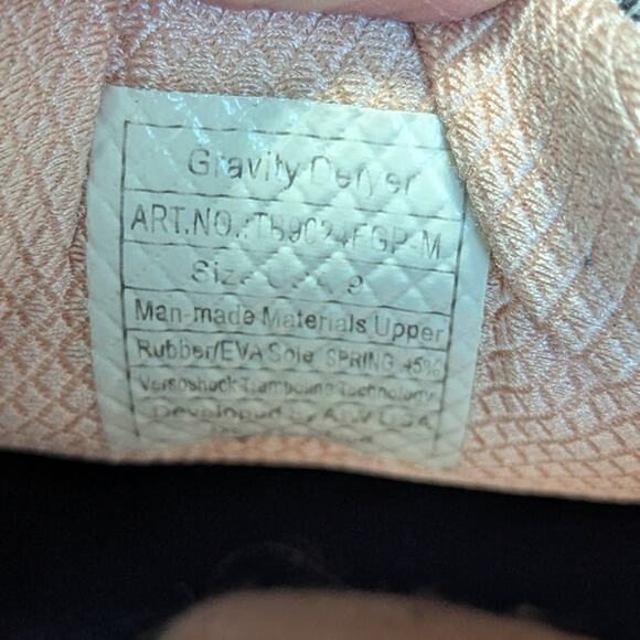 Gravity Defyer Mighty Walk Walking Shoes Gdefy Gray Salmon Pain Relief Sneakers - Picture 7 of 7